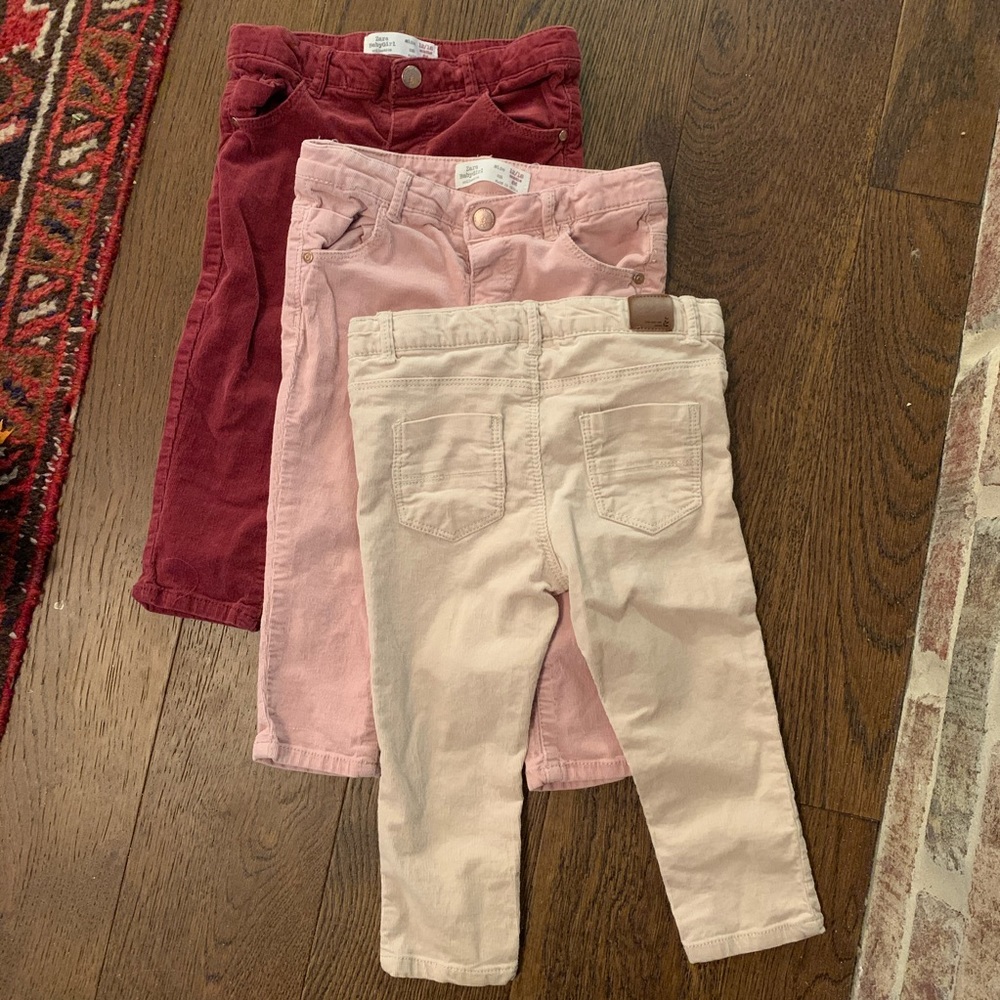 Set of Zara corduroy pants